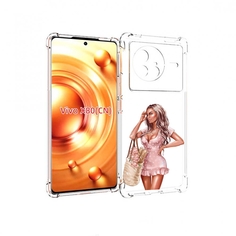 Чехол Mypads Девушка-В-Мини-Платье Женский Для Vivo X80