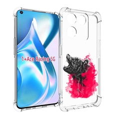 Чехол MyPads медведь в дымке для OnePlus Ace Racing