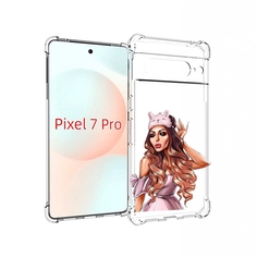 Чехол Mypads Девушка-С-Маской-Для-Сна Женский Для Google Pixel 7 Pro