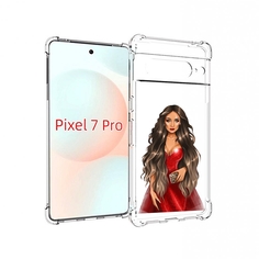 Чехол Mypads Девушка-В-Вечернем-Платье Женский Для Google Pixel 7 Pro
