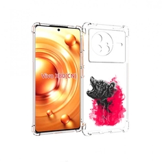 Чехол Mypads Медведь В Дымке Для Vivo X80