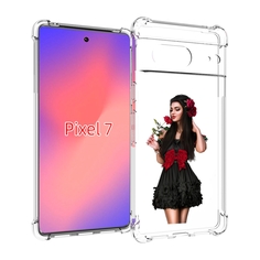 Чехол Mypads Девушка-В-Черном-Платье-С-Розой Женский Для Google Pixel 7