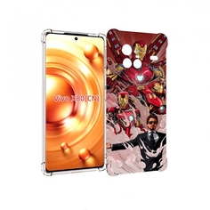 Чехол Mypads Тони-Старк-И-Костюмы Для Vivo X80