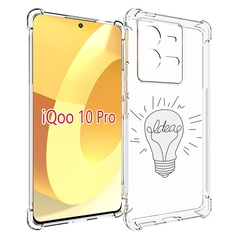 Чехол MyPads лампочка-с-идеей для Vivo iQOO 10 Pro