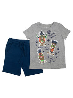 Костюм детский Cherubino CSKB 90101-11-318, серый, 122