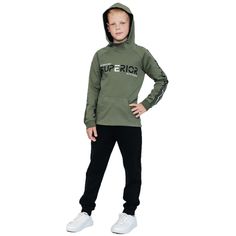 Костюм детский Cherubino CWJB 90111-34, оливковый, 122