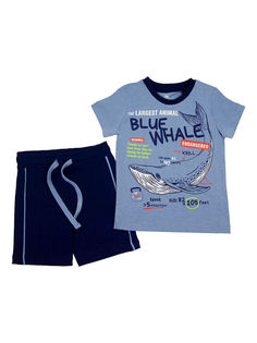 Костюм детский Cherubino CSKB 90097-16-315, голубой, 92