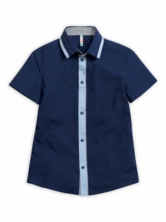 Рубашка детская Cherubino BWCT7094, синий, 128