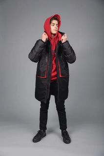 Пальто детское Аврора 943-М, черный, 158 Aurora