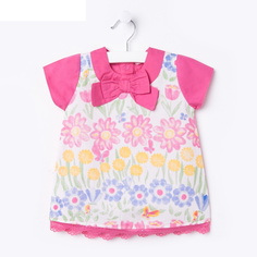 Платье детское Cherubino 6T030 CB, розовый, 68