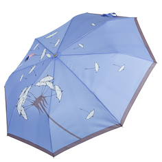 Зонт женский FABRETTI UFLR0011, голубой