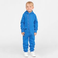 Комбинезон детский Cherubino CWKB 90140-42, синий, 110