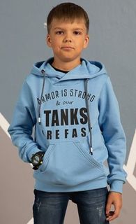 Худи детское Аврора 602-М, голубой, 122 Aurora