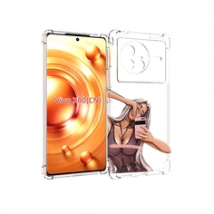 Чехол Mypads Девушка-В-Прозрачной-Одежде Для Vivo X80