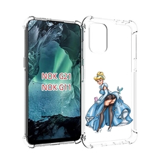 Чехол Mypads Девушка-В-Платье-Красивая Женский Для Nokia G11/G21