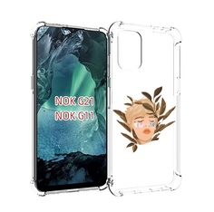 Чехол Mypads Лицо-С-Патчами Для Nokia G11/G21
