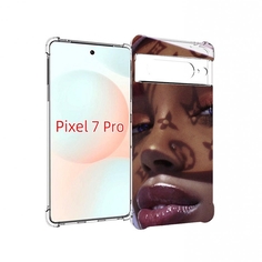 Чехол Mypads Лицо Девушки Тень Женский Для Google Pixel 7 Pro