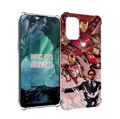 Чехол Mypads Тони-Старк-И-Костюмы Для Nokia G11/G21