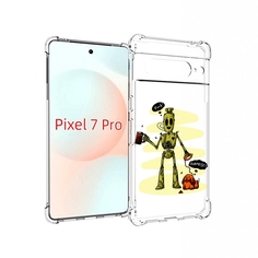 Чехол Mypads Прикольный Робот Для Google Pixel 7 Pro