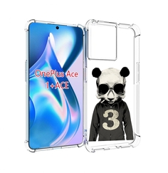 Чехол MyPads Панда-в-костюме для OnePlus Ace