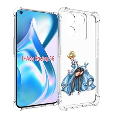 Чехол MyPads девушка-в-платье-красивая женский для OnePlus Ace Racing