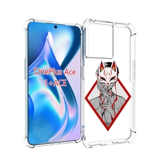 Чехол MyPads девушка в маске япония для OnePlus Ace