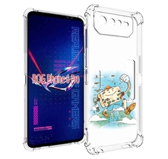 Чехол MyPads Счастливый чемодан для Asus ROG Phone 6 Pro