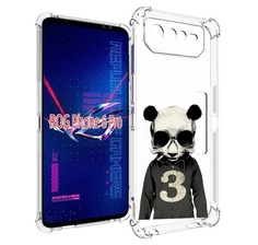 Чехол MyPads Панда-в-костюме для Asus ROG Phone 6 Pro