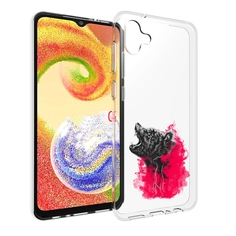 Чехол MyPads медведь в дымке для Samsung Galaxy A04