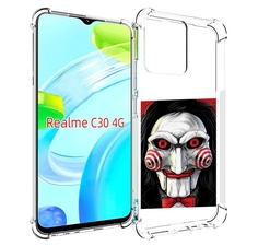 Чехол MyPads кукла из пилы для Realme C30 4G / Narzo 50i Prime