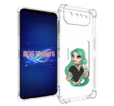 Чехол MyPads рапунцель-в-тату женский для Asus ROG Phone 6