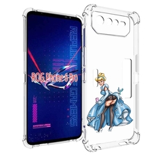 Чехол MyPads девушка-в-платье-красивая женский для Asus ROG Phone 6 Pro