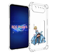 Чехол MyPads девушка-в-платье-красивая женский для Asus ROG Phone 6