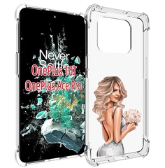 Чехол MyPads Роскошное-платье женский для OnePlus 10T