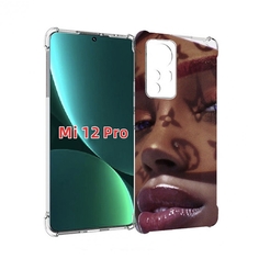 Чехол MyPads лицо девушки тень женский для Xiaomi 12S Pro