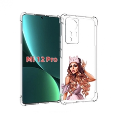 Чехол MyPads девушка-с-маской-для-сна женский для Xiaomi 12S Pro