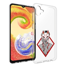 Чехол MyPads девушка в маске япония для Samsung Galaxy A04
