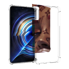 Чехол MyPads лицо девушки тень женский для Tecno Camon 19 Neo