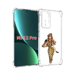 Чехол MyPads леопардовое платье женский для Xiaomi 12S Pro
