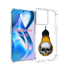 Чехол MyPads череп в лампочке для OnePlus Ace