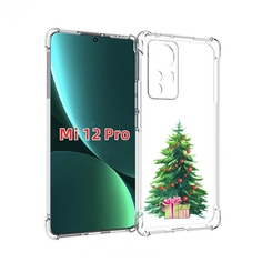 Чехол MyPads Елка новогодняя с подарками акварель для Xiaomi 12S Pro