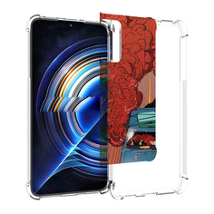 Чехол MyPads машина мчится с дымком для Tecno Camon 19 Neo