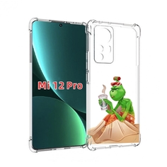 Чехол MyPads Гринч-в-платье для Xiaomi 12S Pro