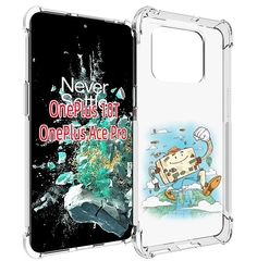 Чехол MyPads Счастливый чемодан для OnePlus 10T