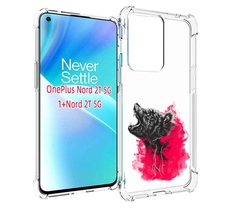 Чехол MyPads медведь в дымке для OnePlus Nord 2T