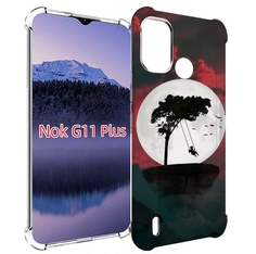 Чехол MyPads качели-над-пропастью для Nokia G11 Plus