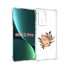 Чехол MyPads лицо-с-патчами для Xiaomi 12S Pro