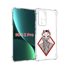 Чехол MyPads девушка в маске япония для Xiaomi 12S Pro