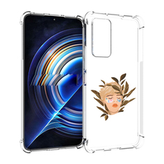 Чехол MyPads лицо-с-патчами для Tecno Camon 19 Neo
