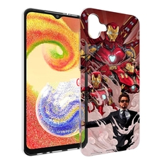 Чехол MyPads Тони-Старк-и-костюмы для Samsung Galaxy A04